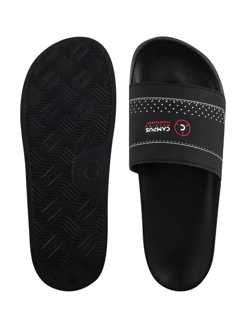 SL-436 Black Men's Slides